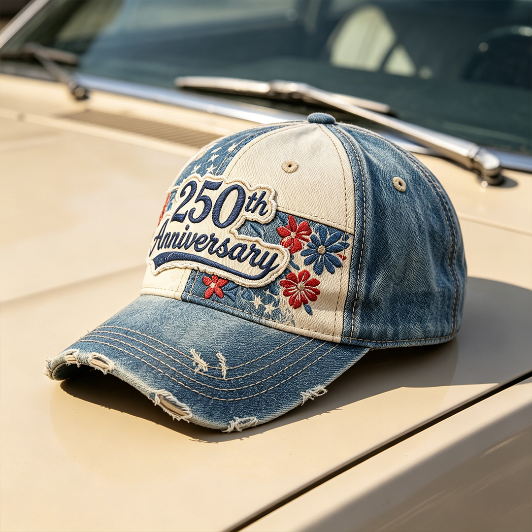 250th Anniversary of U.S.A Flowers & Stars Hat