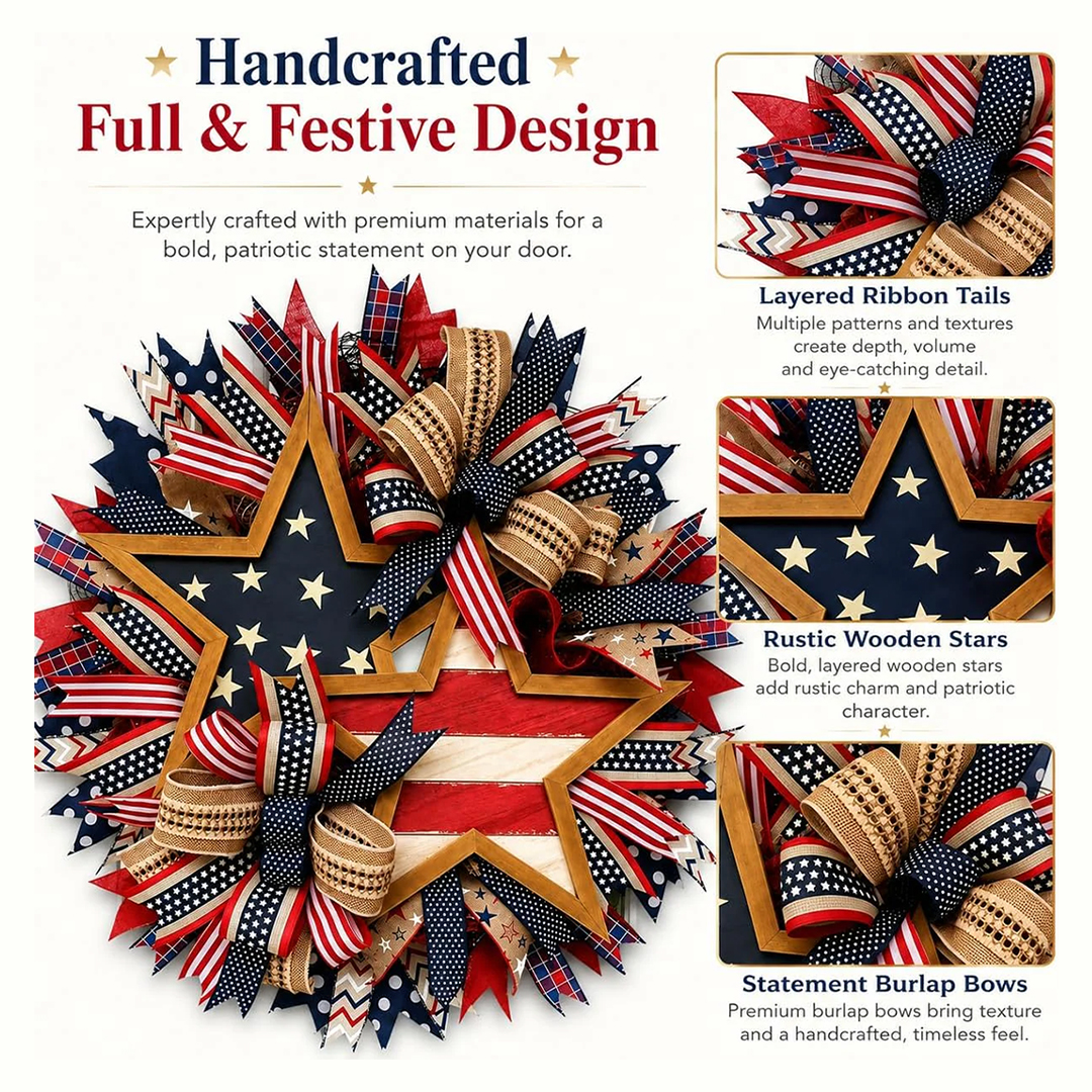 Sentinels of Honors: 250th Anniversary Hand-Tied Wreath