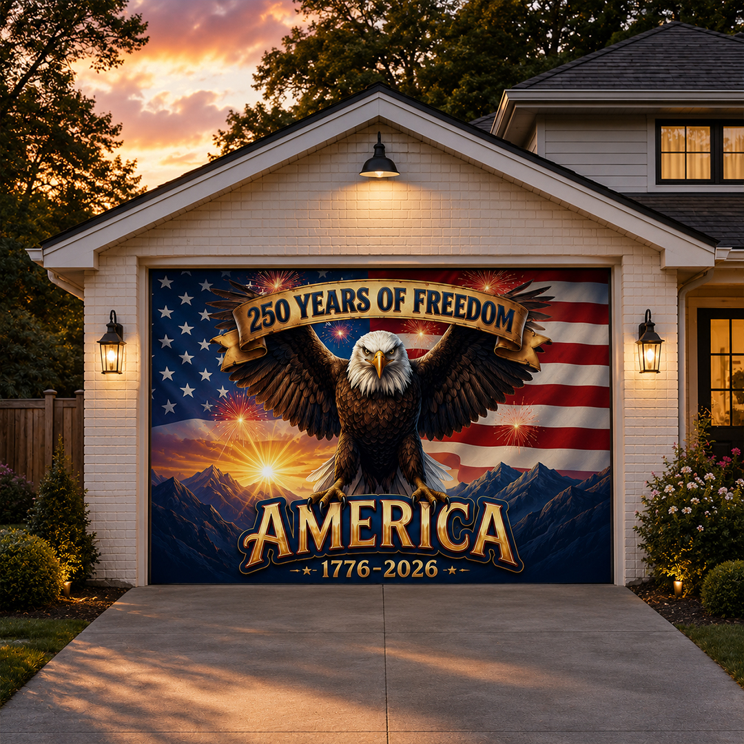 America’s 250th Anniversary | Patriotic Garage Door Cover