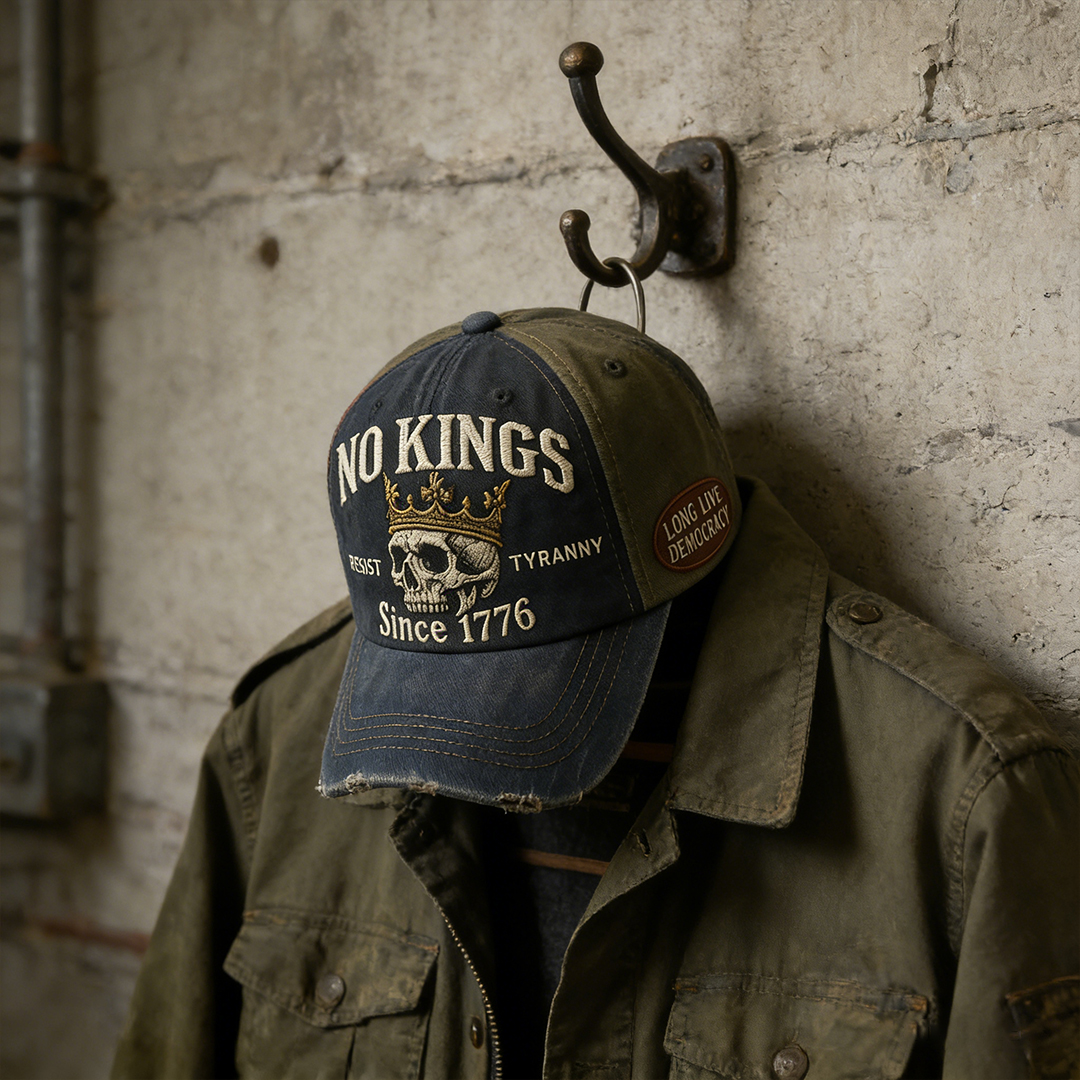 NO Kings Vintage FDT Print Hat