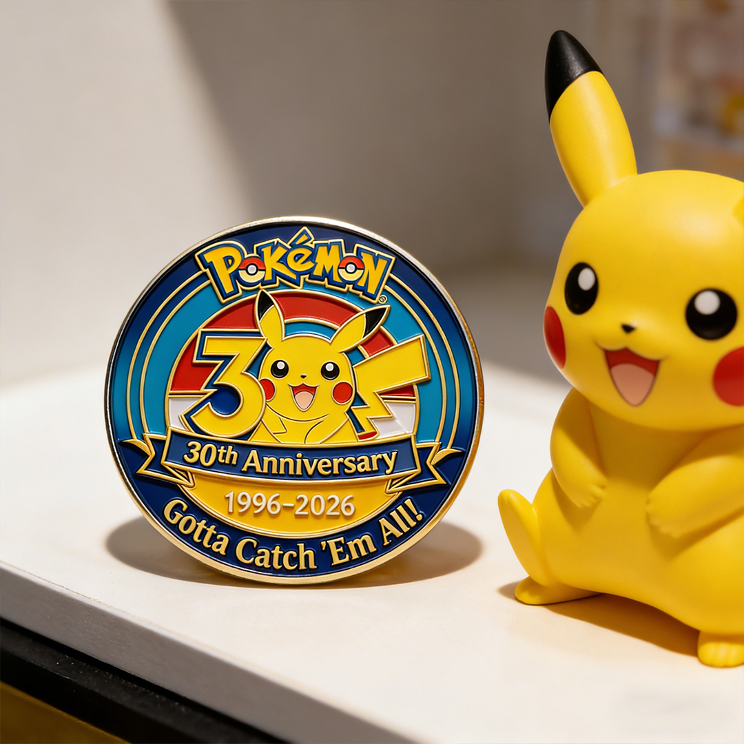 Poke 30th Anniversary Pika Collector Edition Printed Coin