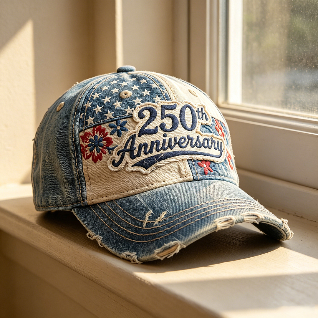 250th Anniversary of U.S.A Flowers & Stars Hat