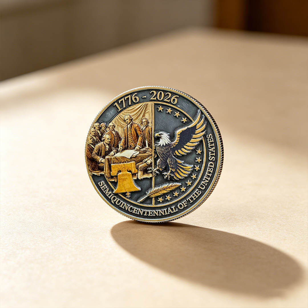 United States 250th Anniversary Relentless Defender Commemorative Coin