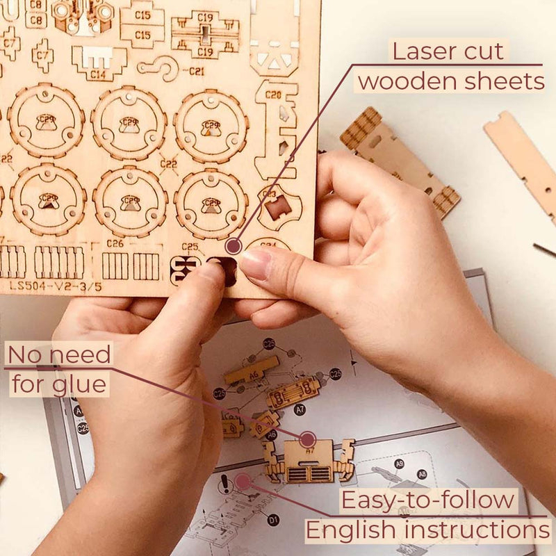 Magic Cello Wooden Music Box DIY Kit