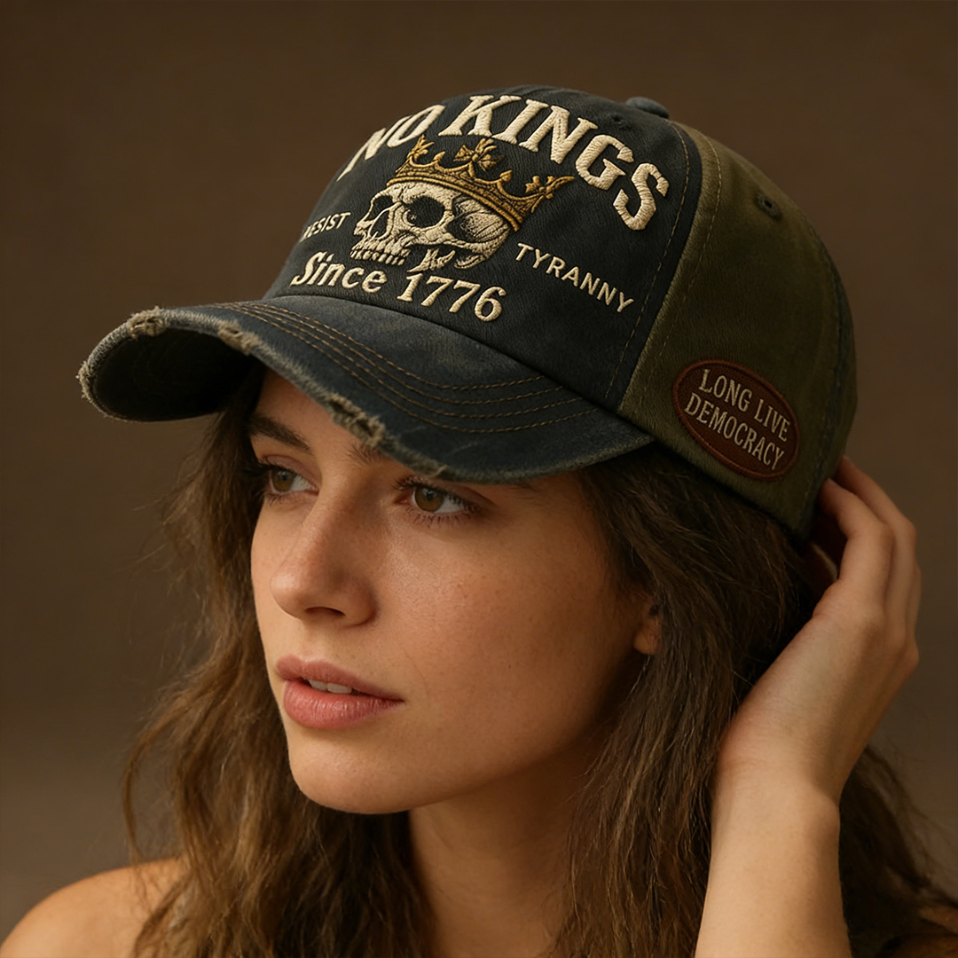 NO Kings Vintage FDT Print Hat