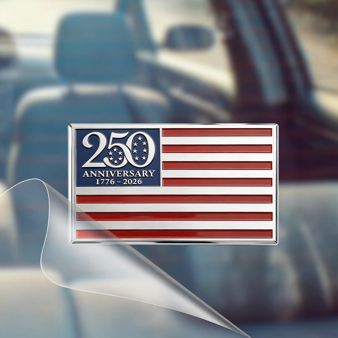 BUY 1 GET 1 FREE 🔥★250th Anniversary Metal Flag Emblem★