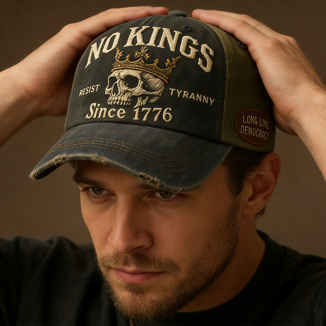 NO Kings Vintage FDT Print Hat