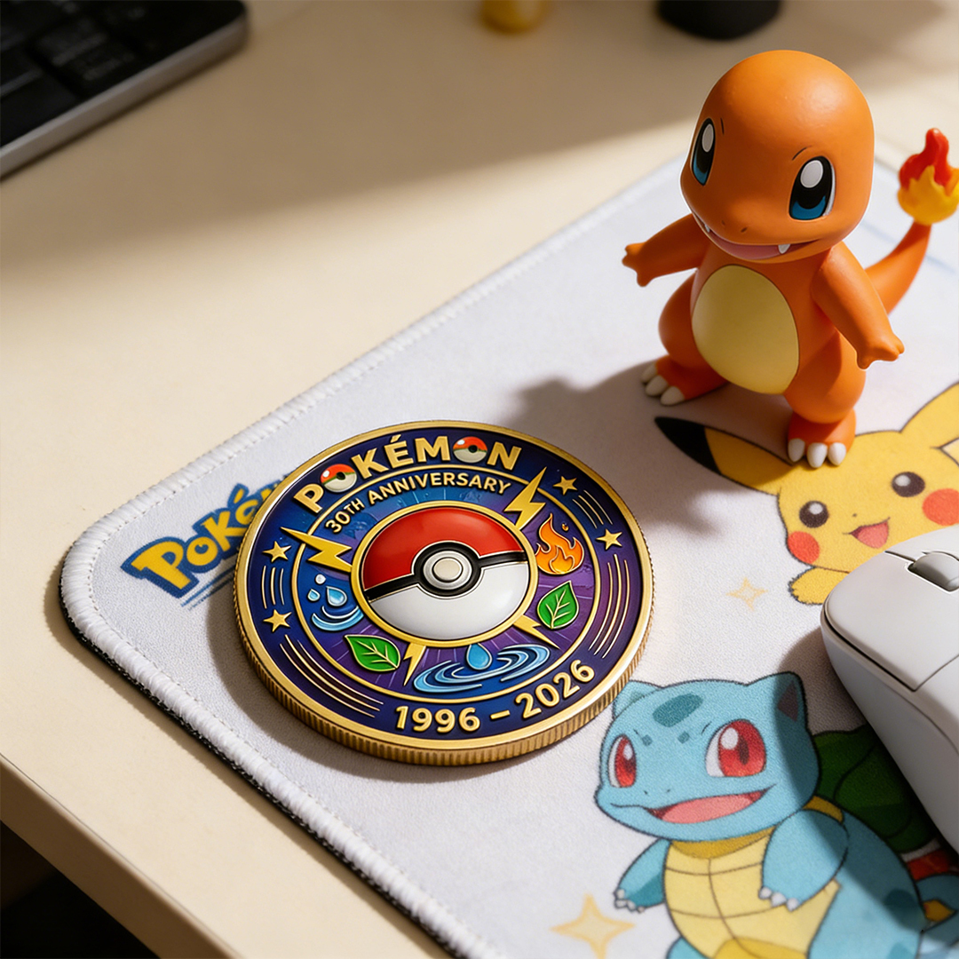 Limited Edition Anime Monster 30th Anniversary Printed Metal Coin