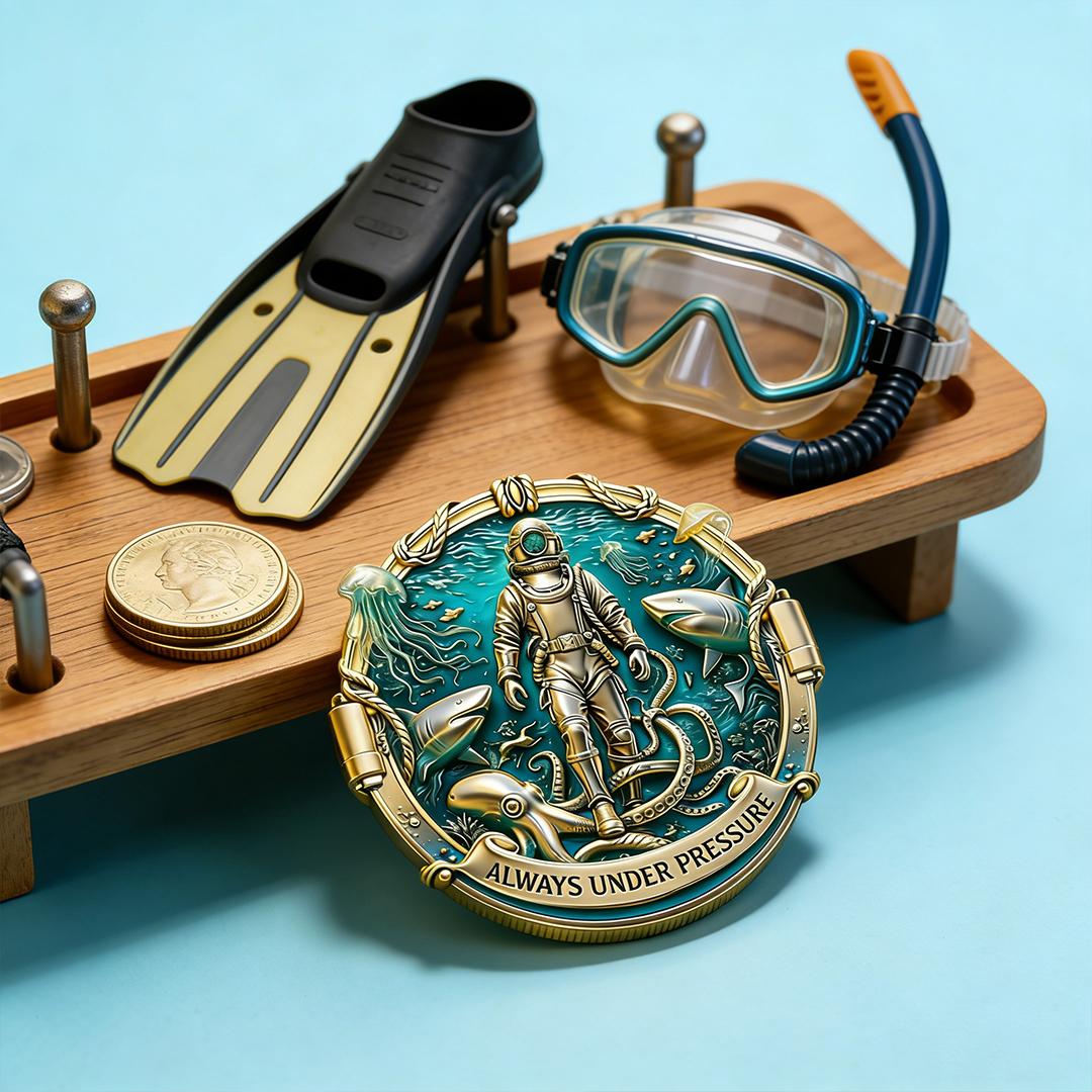 ⚡️Last Day 60% OFF - Deep Sea Diver Commemorative Coin