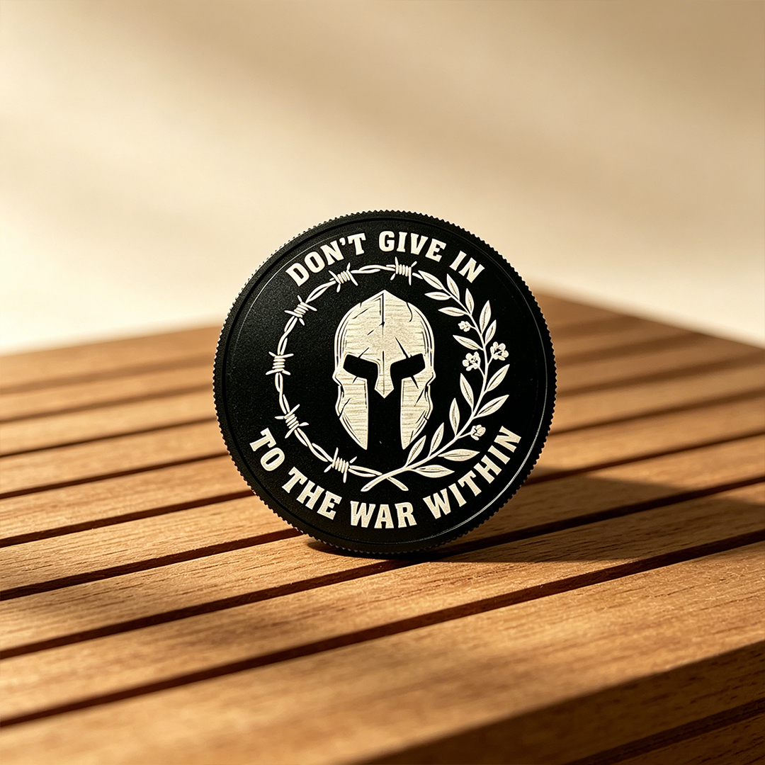 Don't Give In To The War Within Coin
