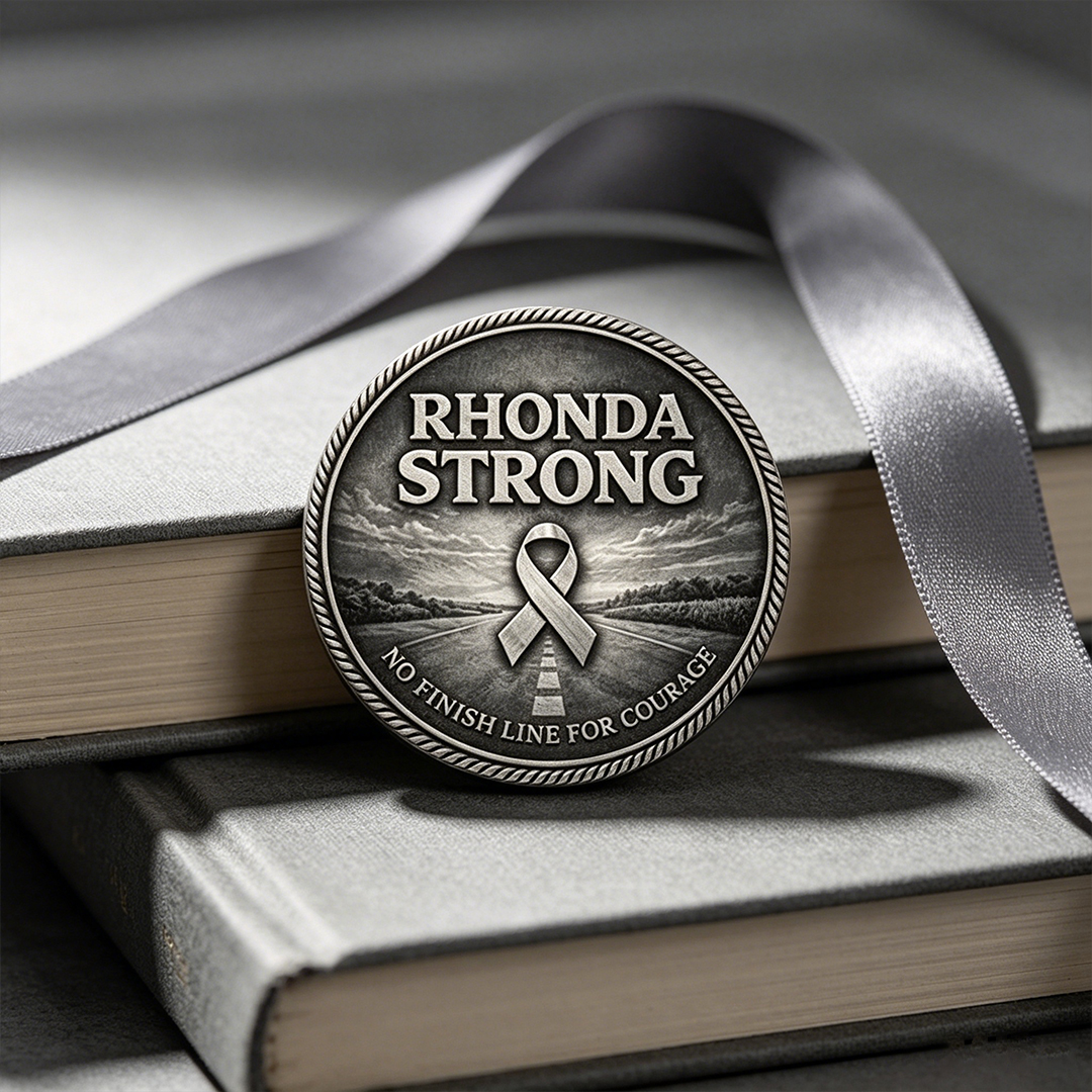 Rhonda Strong No Finish Line For Courage Coin