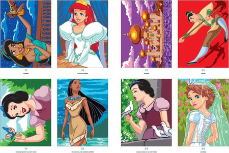 Princess Mystery Color-by-Number Coloring Book