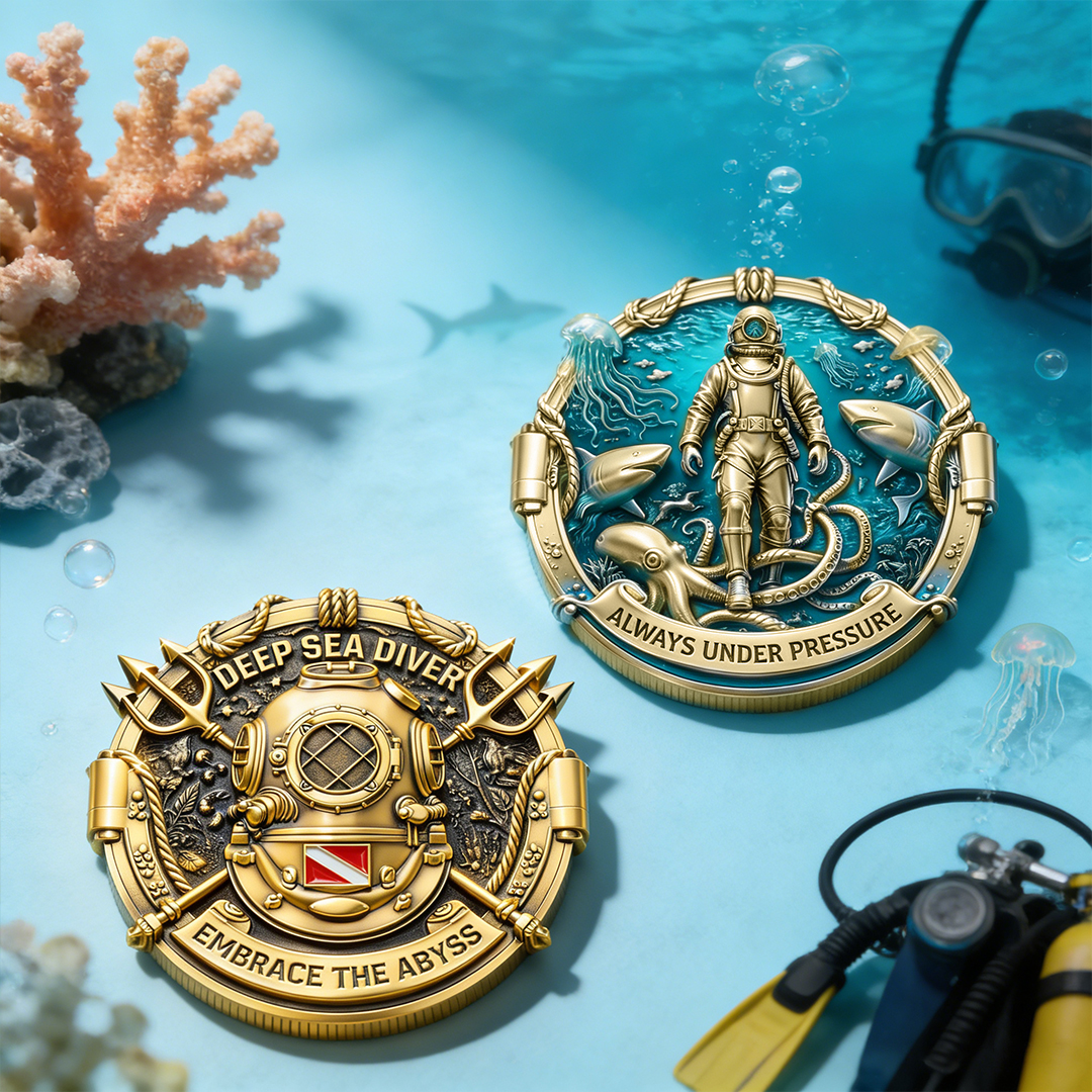 ⚡️Last Day 60% OFF - Deep Sea Diver Commemorative Coin