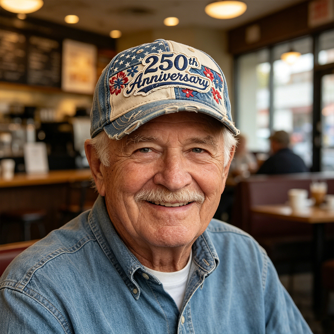 250th Anniversary of U.S.A Flowers & Stars Hat