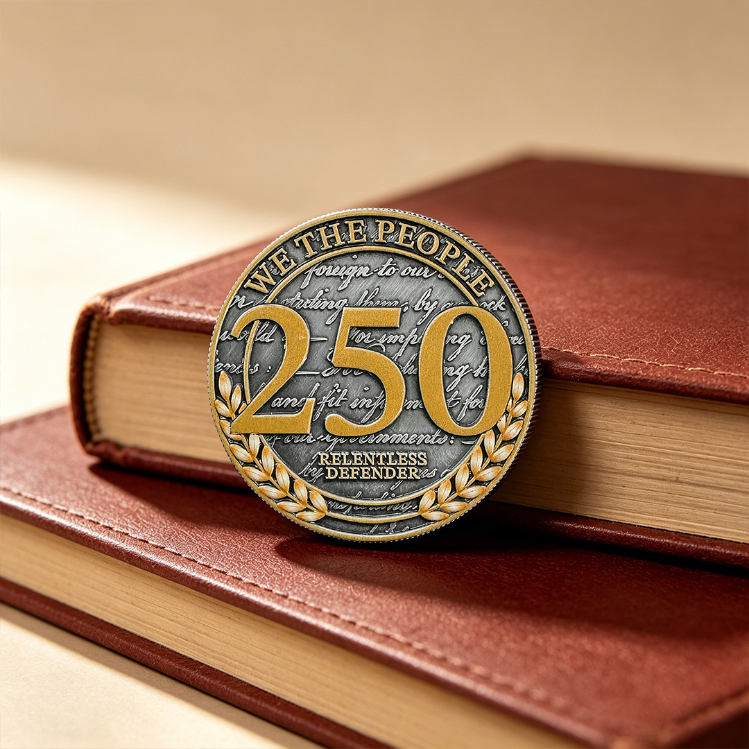 United States 250th Anniversary Relentless Defender Commemorative Coin
