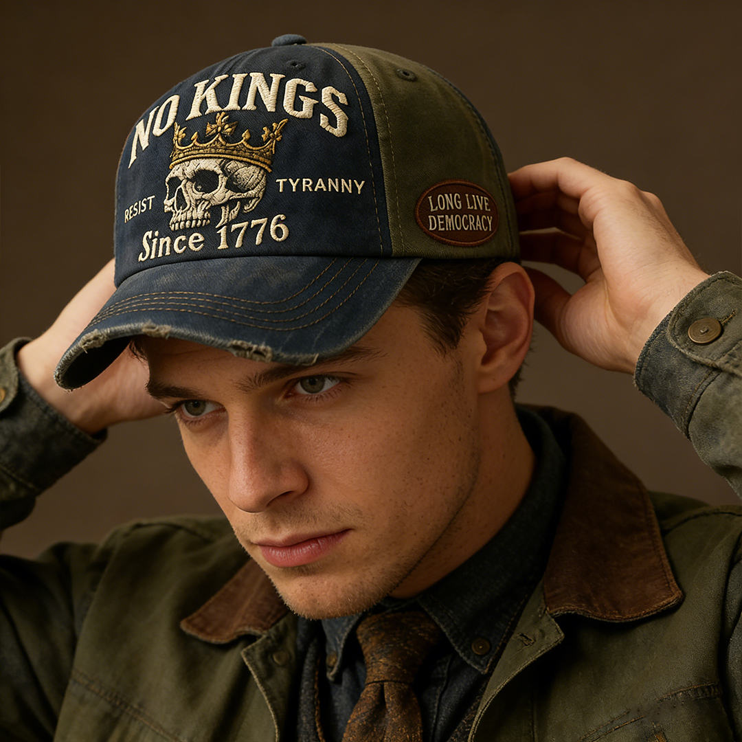 NO Kings Vintage FDT Print Hat