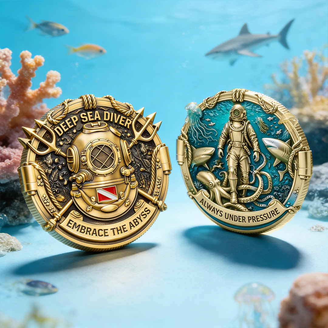 ⚡️Last Day 60% OFF - Deep Sea Diver Commemorative Coin