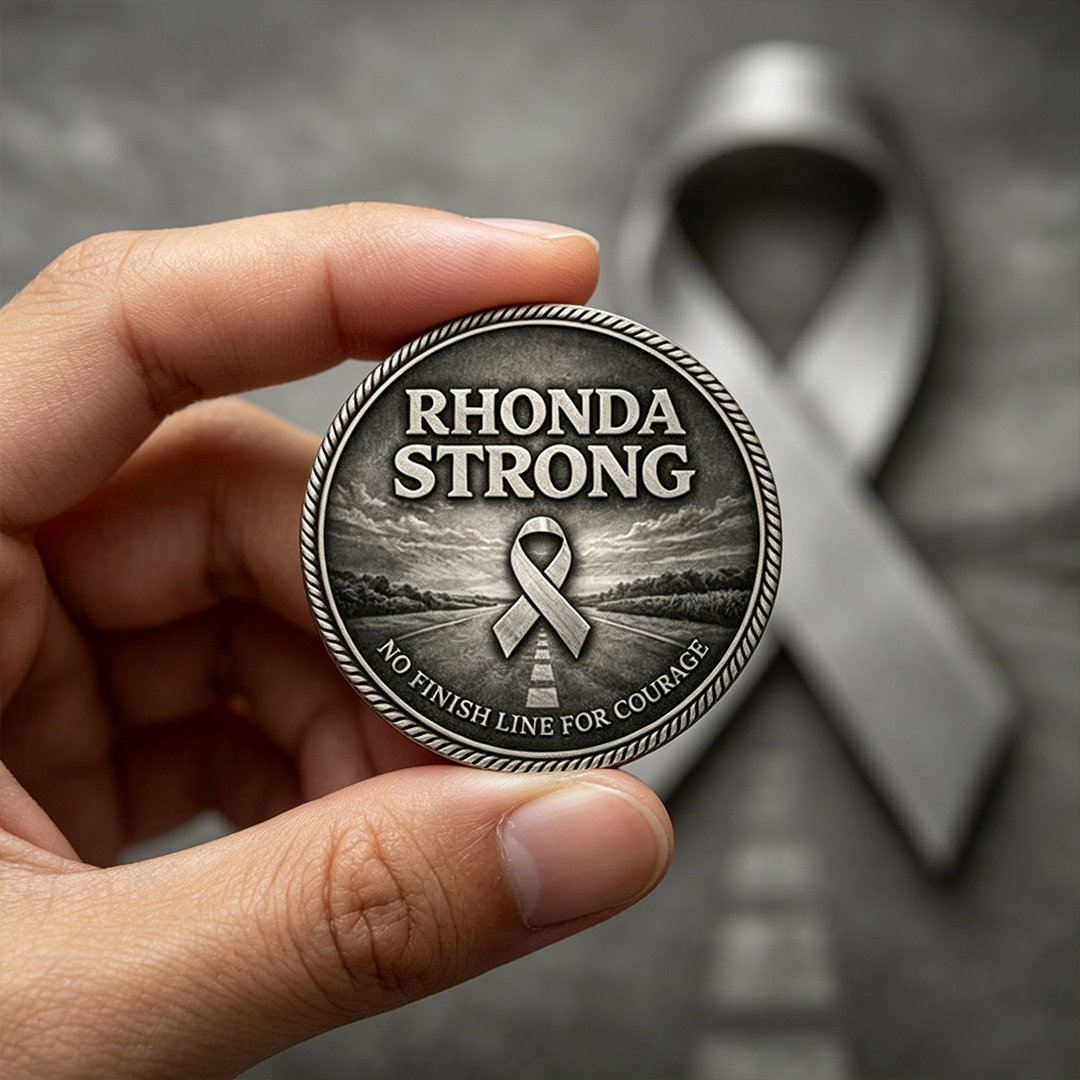 Rhonda Strong No Finish Line For Courage Coin