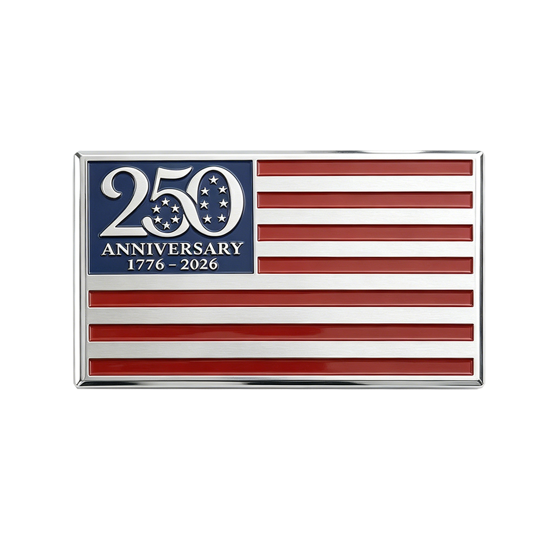 BUY 1 GET 1 FREE 🔥★250th Anniversary Metal Flag Emblem★
