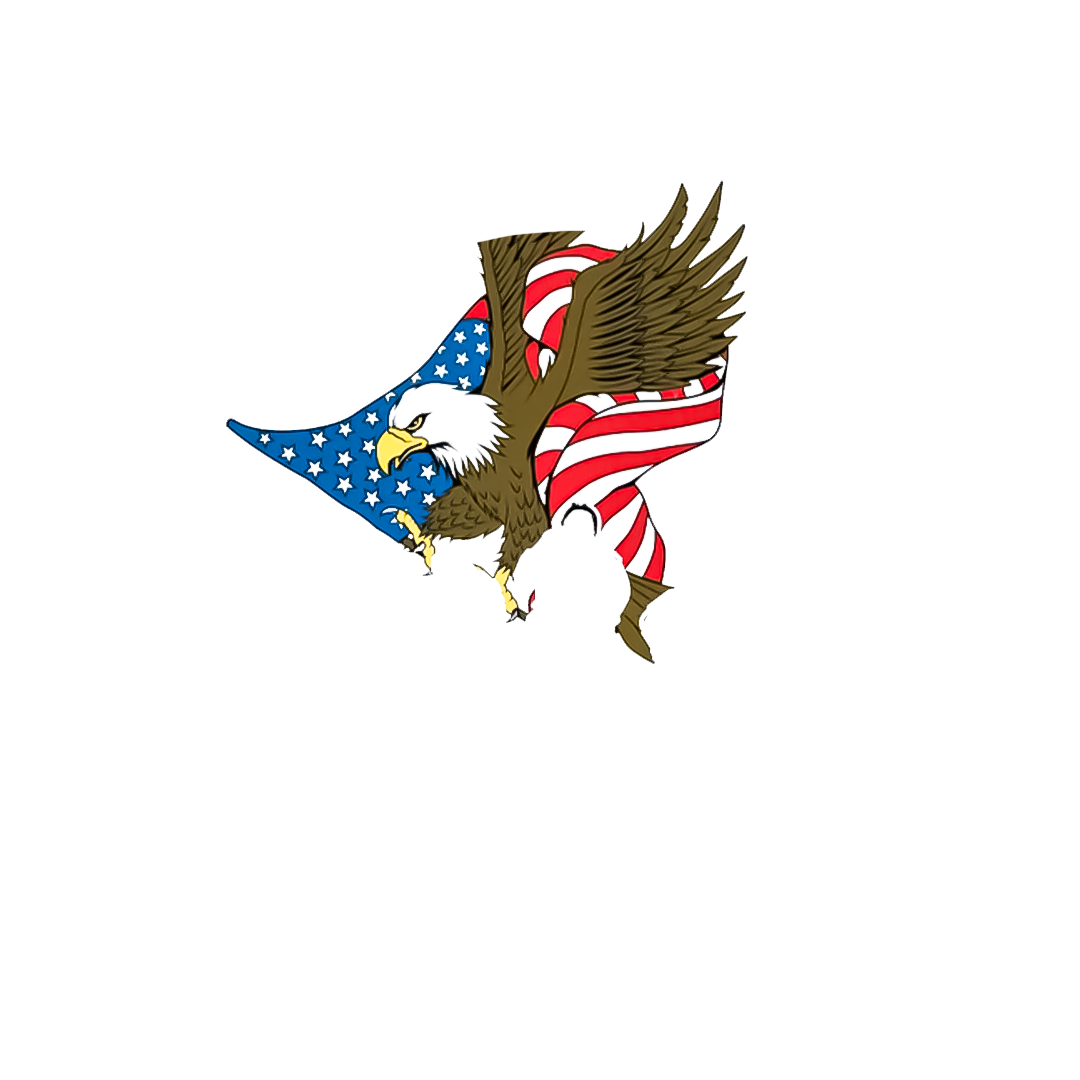 Eagle And The Falg Veteran Sticker