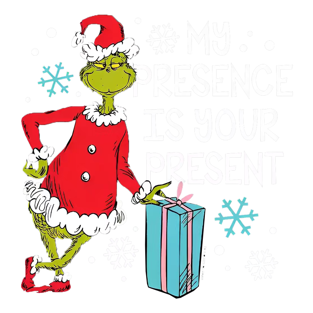 My Presence Is Your Present Sticker