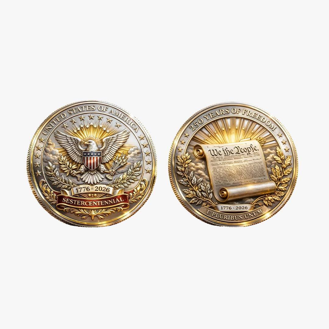 🏆Flash Sale 60% OFF - U.S We Are The People 250th Anniversary Commemorative Coin