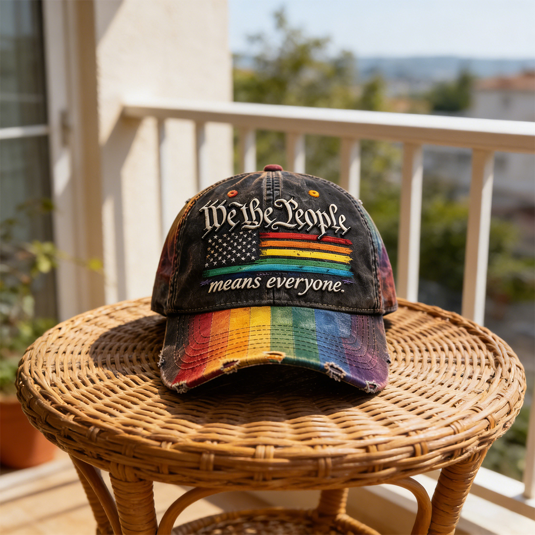 Rainbow Pride Month Gay Art Print Hat