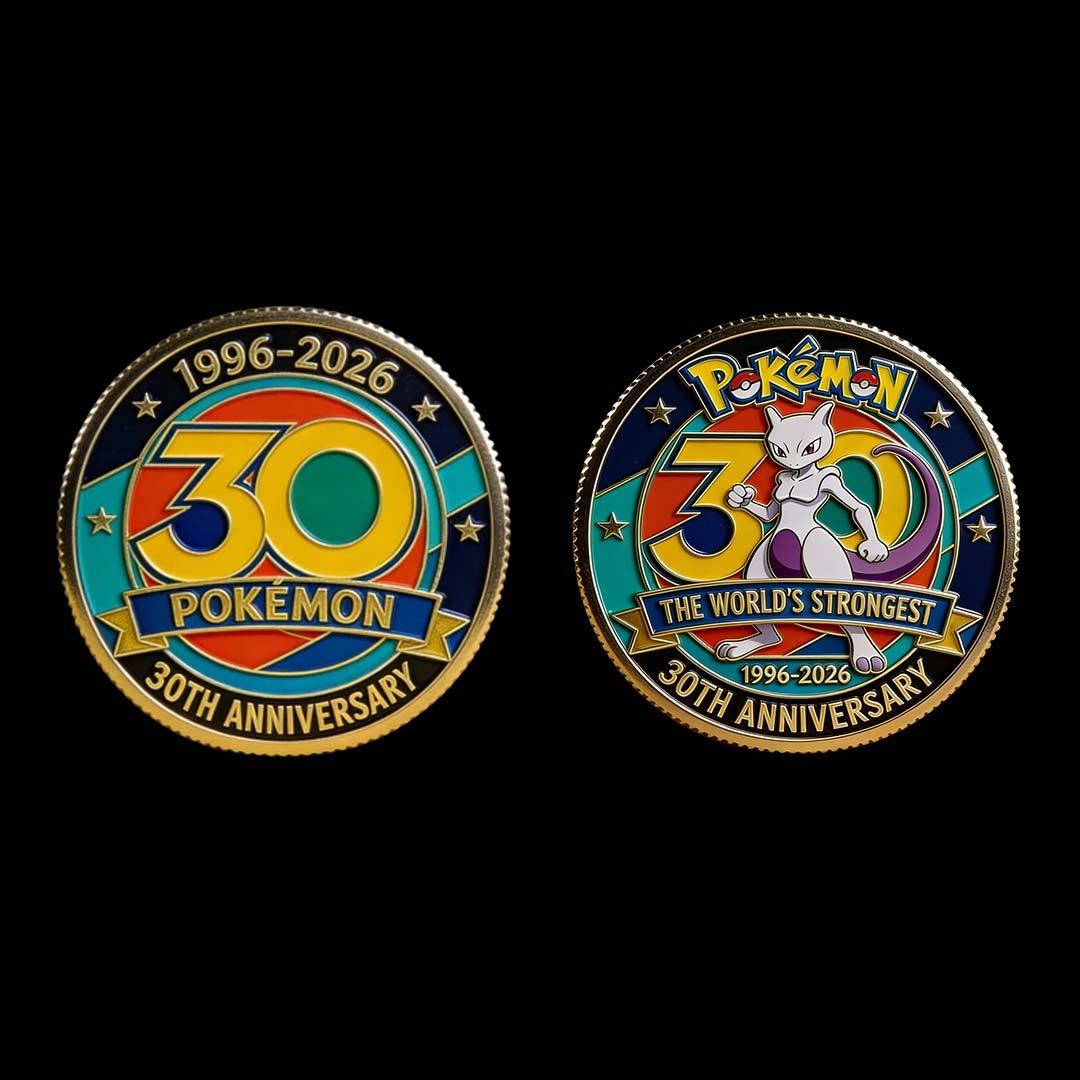 Pokemon 30Th Anniversary 1996 2026 The World Strongest Coin