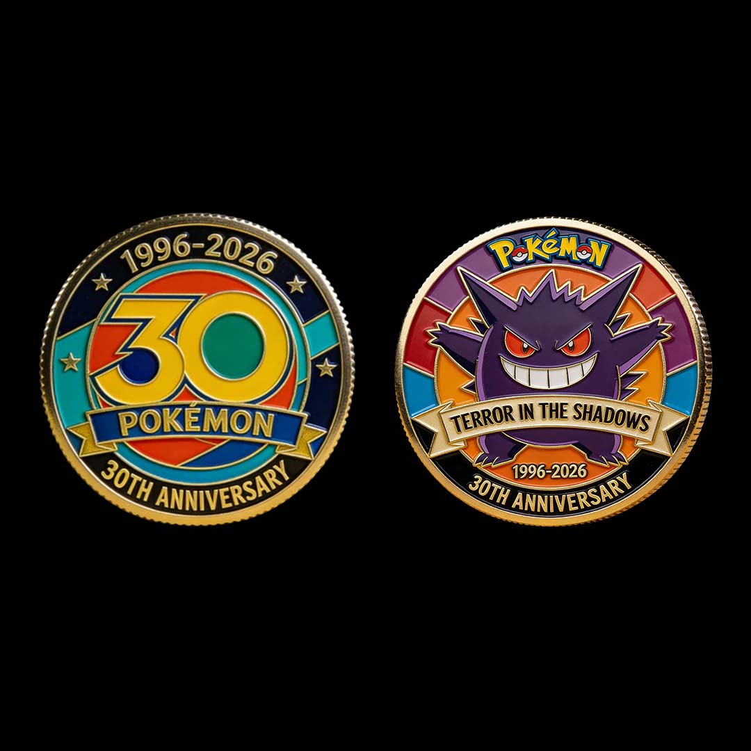 Pokemon 30th Anniversary Legacy Collection Coin Gengar
