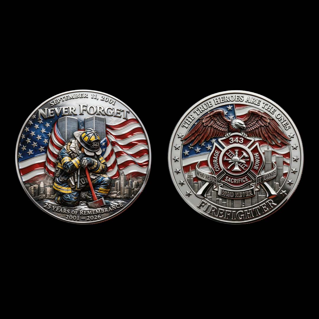 🕯️🙏9/11 Remembrance Coin – 25th Anniversary Tribute Edition 