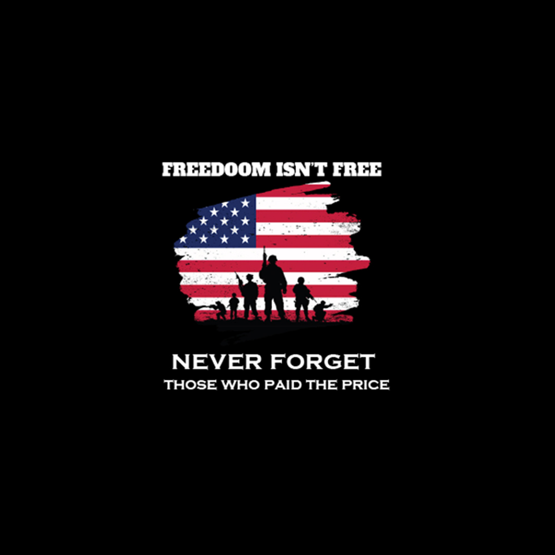 Freedom isn't Free Veterans Stickers-Memorial Day Sticker