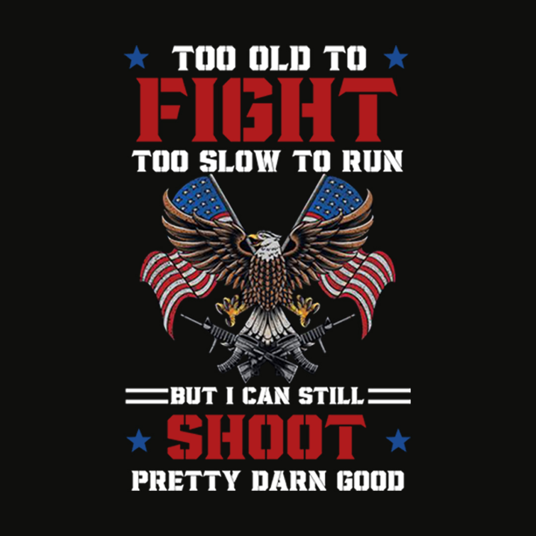 Still Shoot Pretty Darn Good Veterans Stickers-Memorial Day Sticker