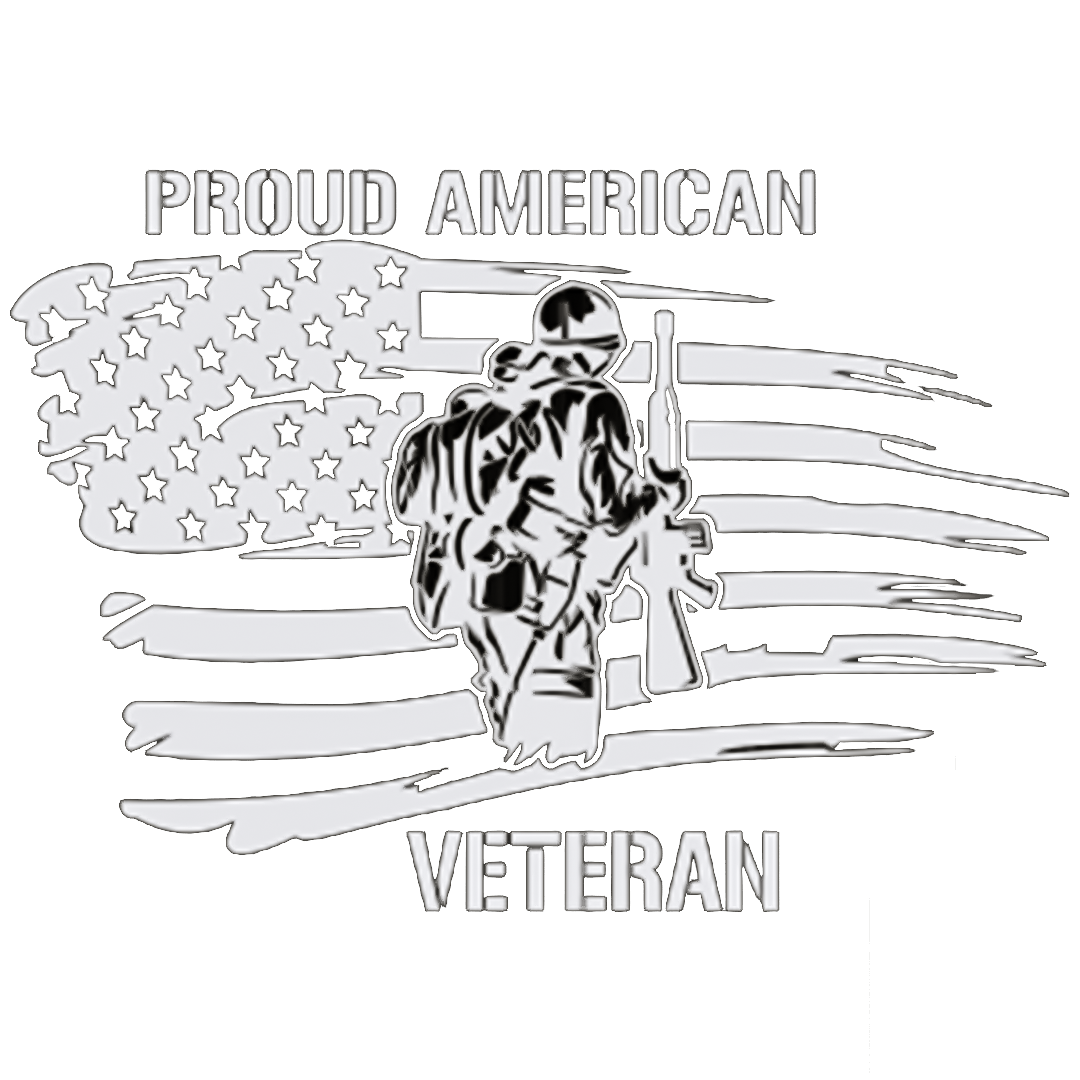 Proud American Veteran Sticker