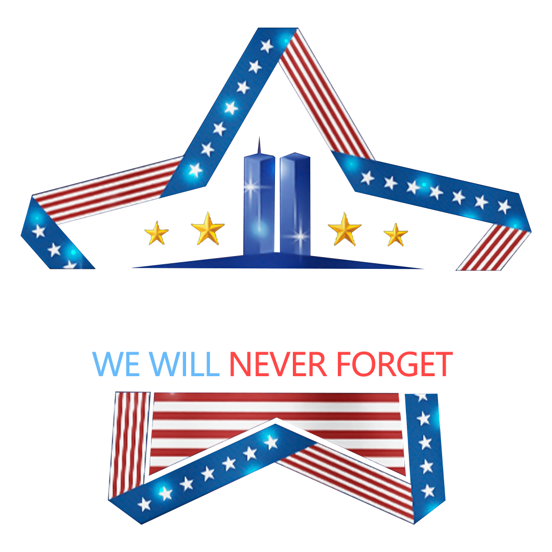 Never Forget 9/11 Patriot Day Sticker