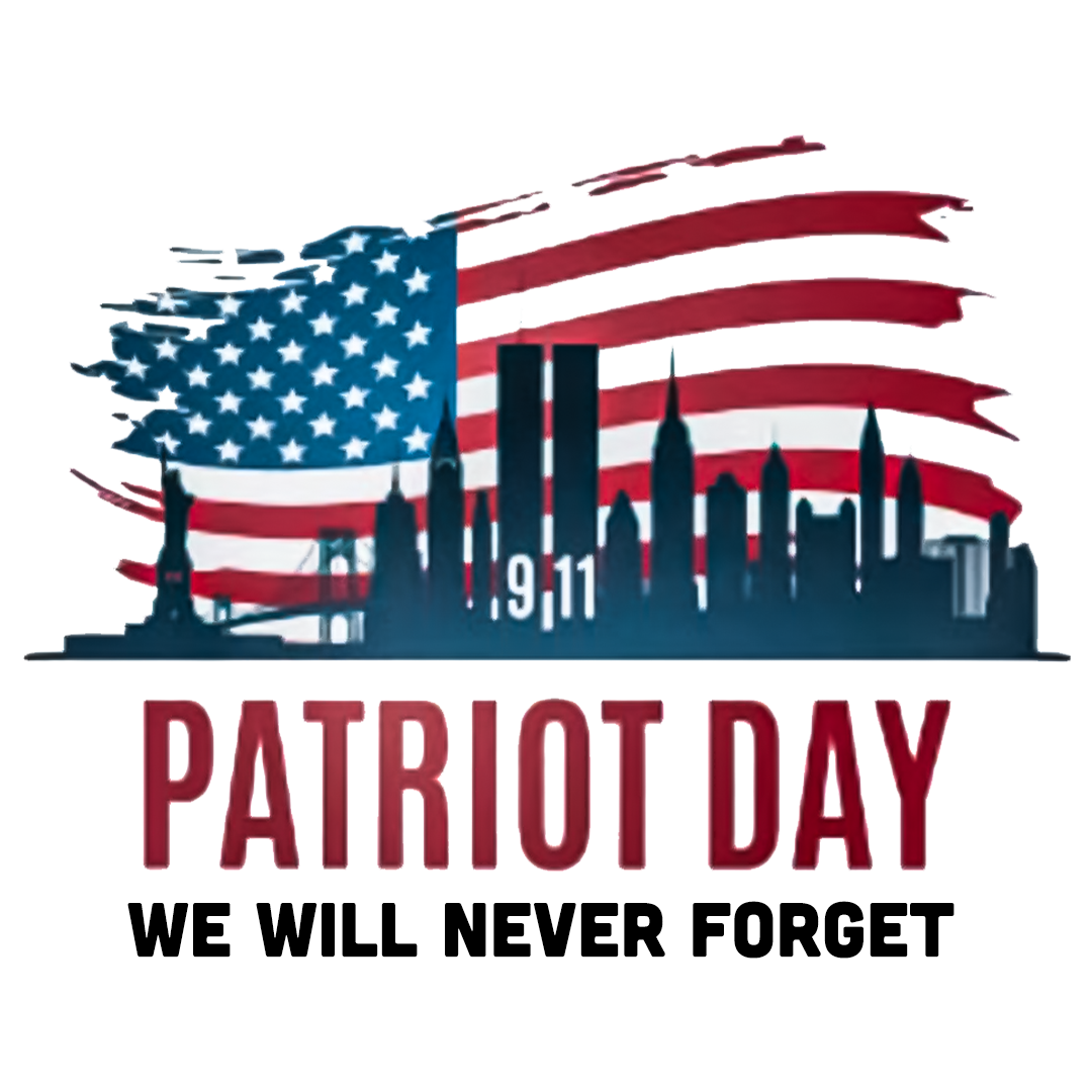We Can Never Forget Patriot Day Sticker