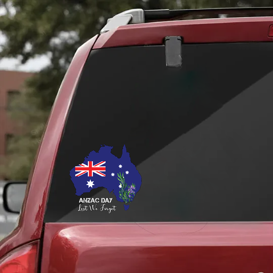 Lest We Forget  Sticker, Anzac Day Veteran Sticker