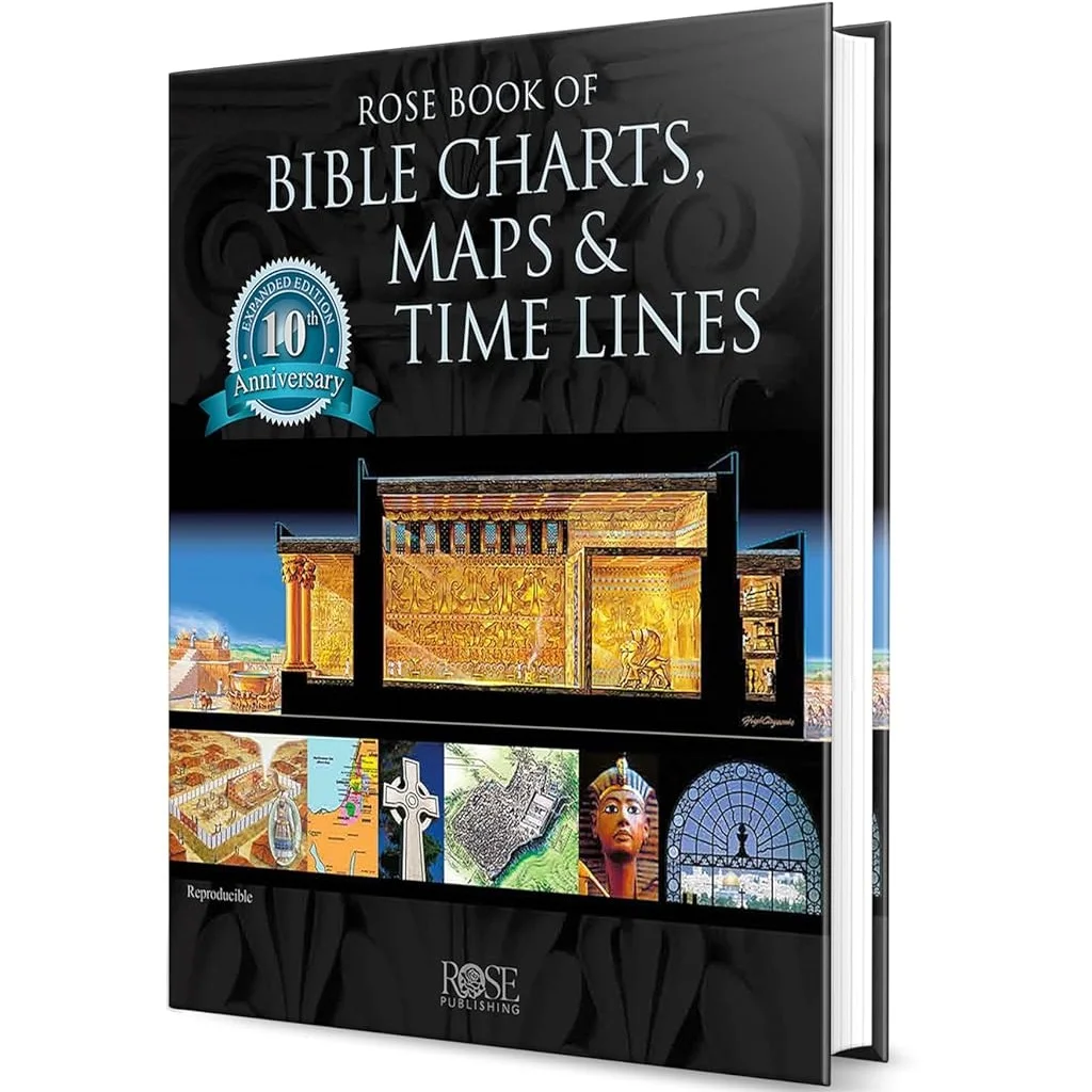 🔥Last Day70% off🔥10th Anniversary Edition Bible Charts, Maps and Time Lines（Spiral-Bound）