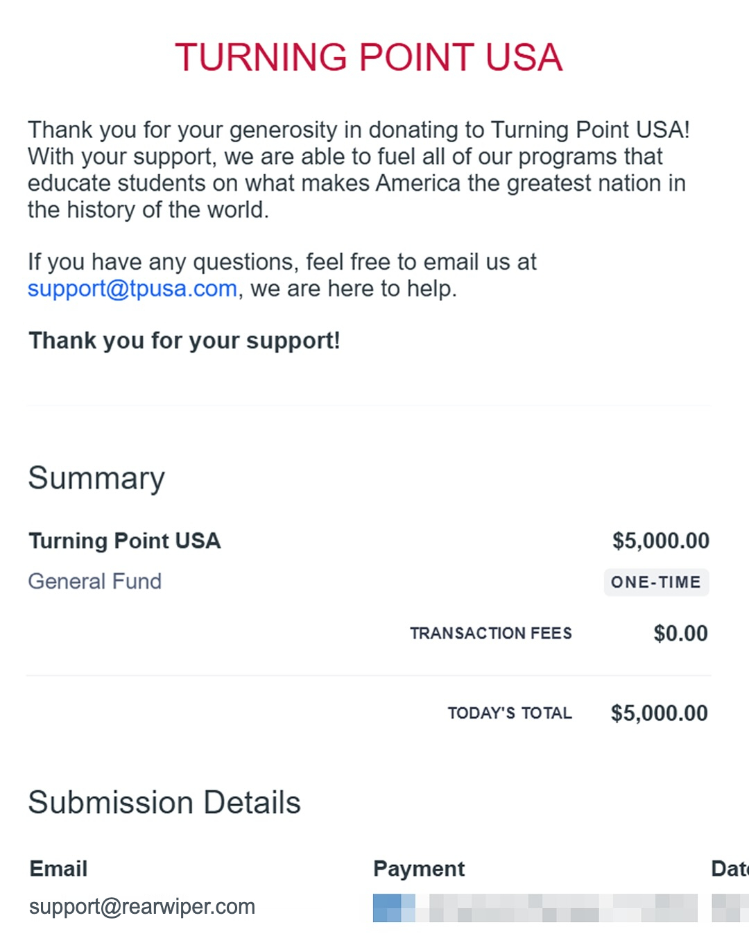 TURNING POINT USA Sticker