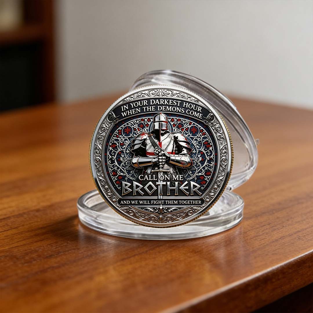 ⚡️Last Day 60% OFF - Brotherhood of Knights Commemorative Coin ⚔️🪙🛡️