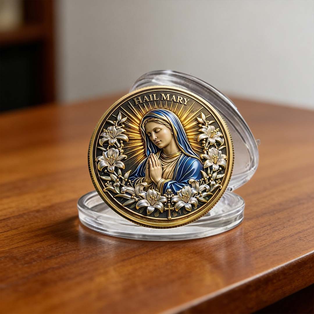 ⚡️Last Day 60% OFF - Blessed Virgin Mary Challenge Coin