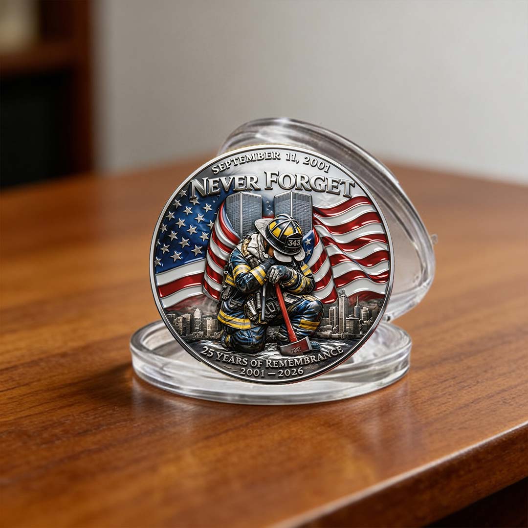🕯️🙏9/11 Remembrance Coin – 25th Anniversary Tribute Edition 