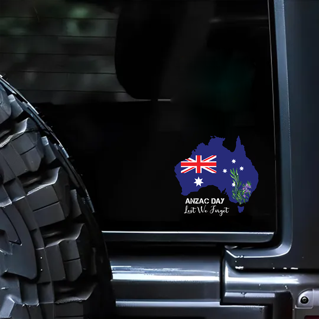 Lest We Forget  Sticker, Anzac Day Veteran Sticker