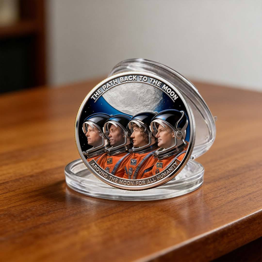 🚀Flash Sale 60% OFF 🌕 Artemis II Lunar Mission Commemorative Coin