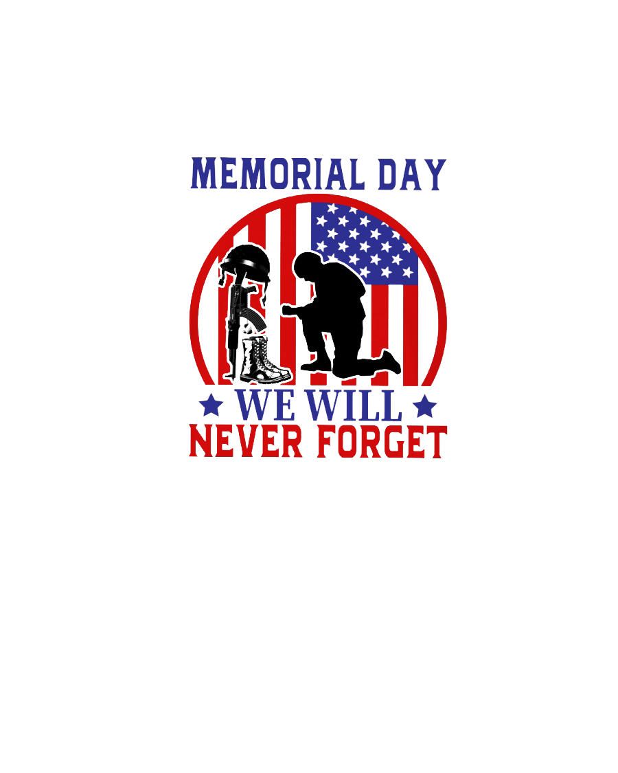 Memorial Day We Will Never Forget Veterans Stickers-Memorial Day Sticker