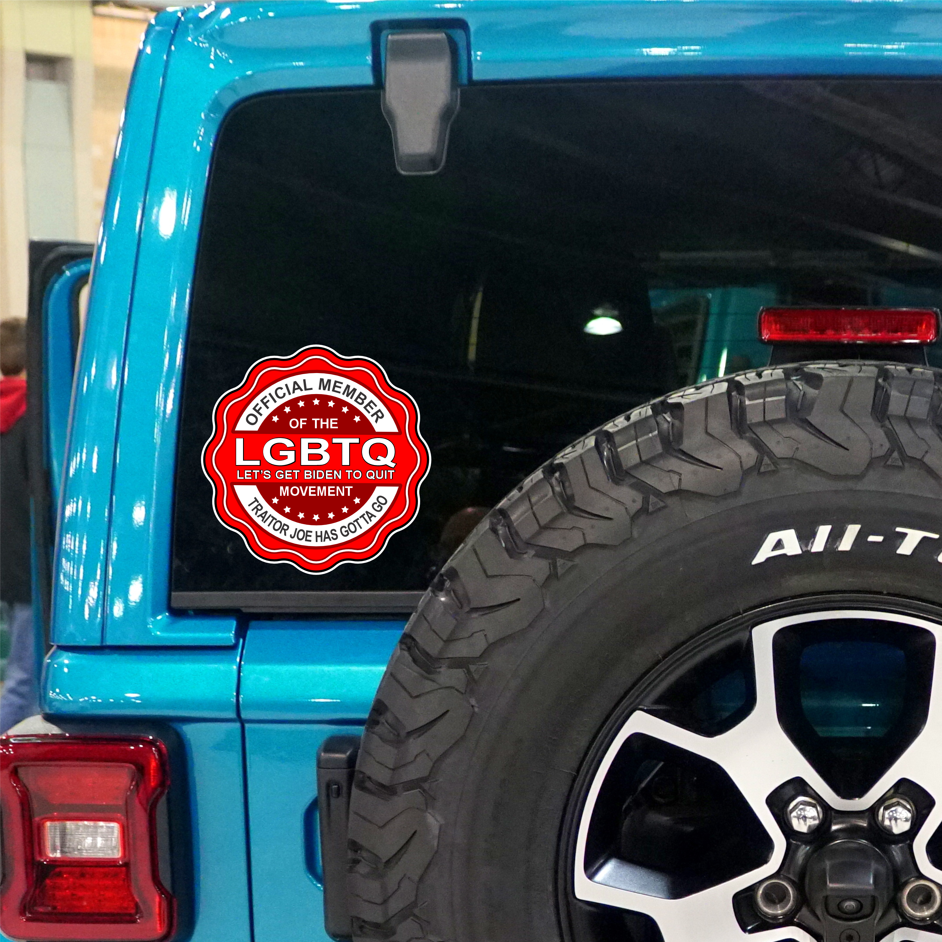 2 Pack - Official Member of the LGBTQ Movement - PermaSticker