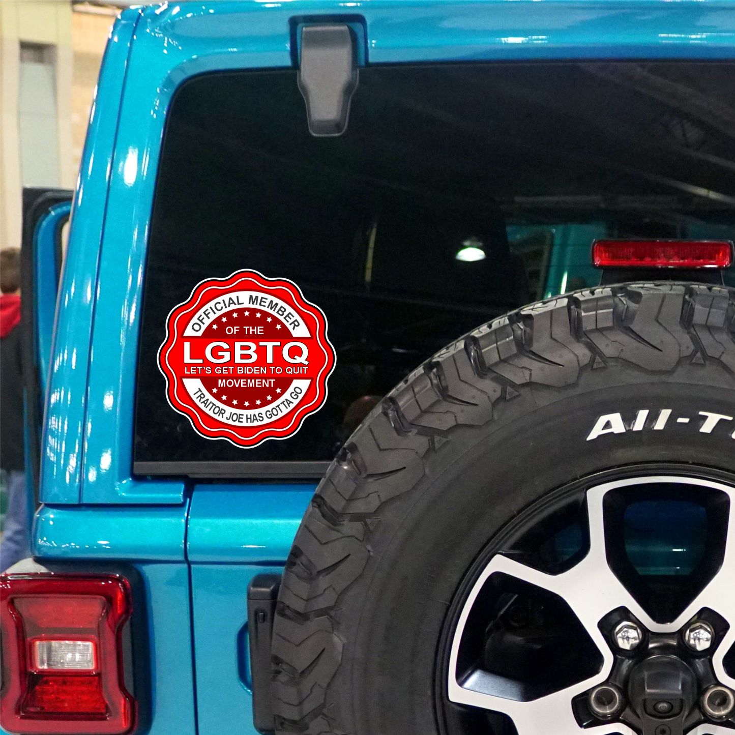 2 Pack - Official Member of the LGBTQ Movement - PermaSticker