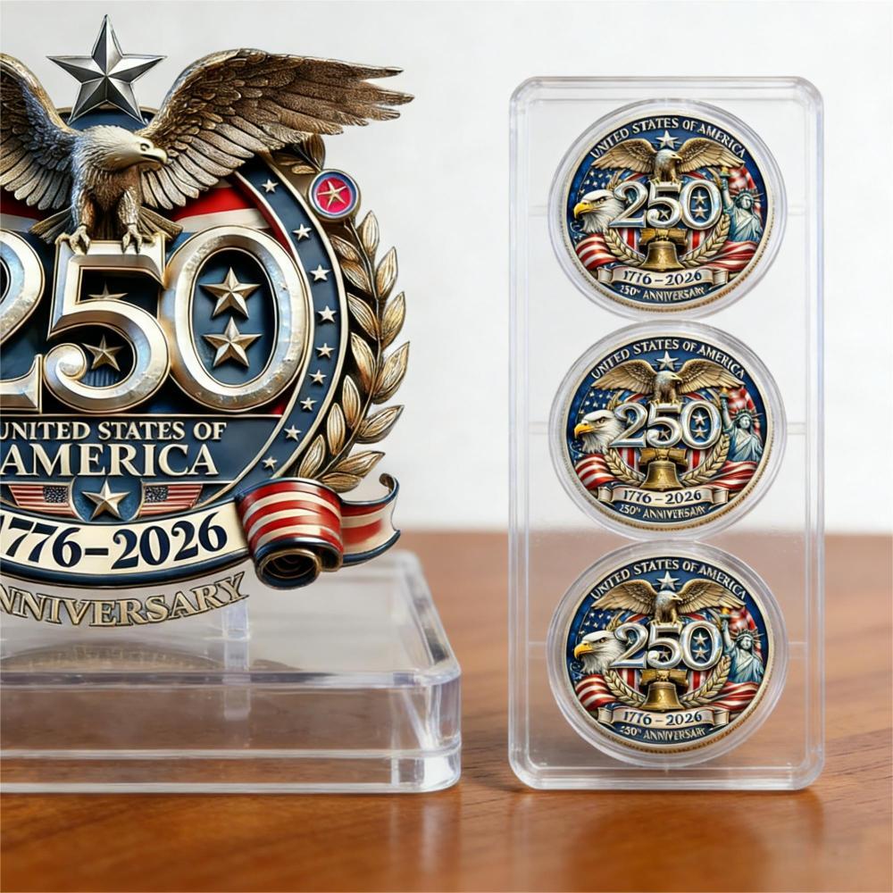 USA Eagles 250th Anniversary Semiquincentennial 1776-2026 Car Window Decal Sticker 