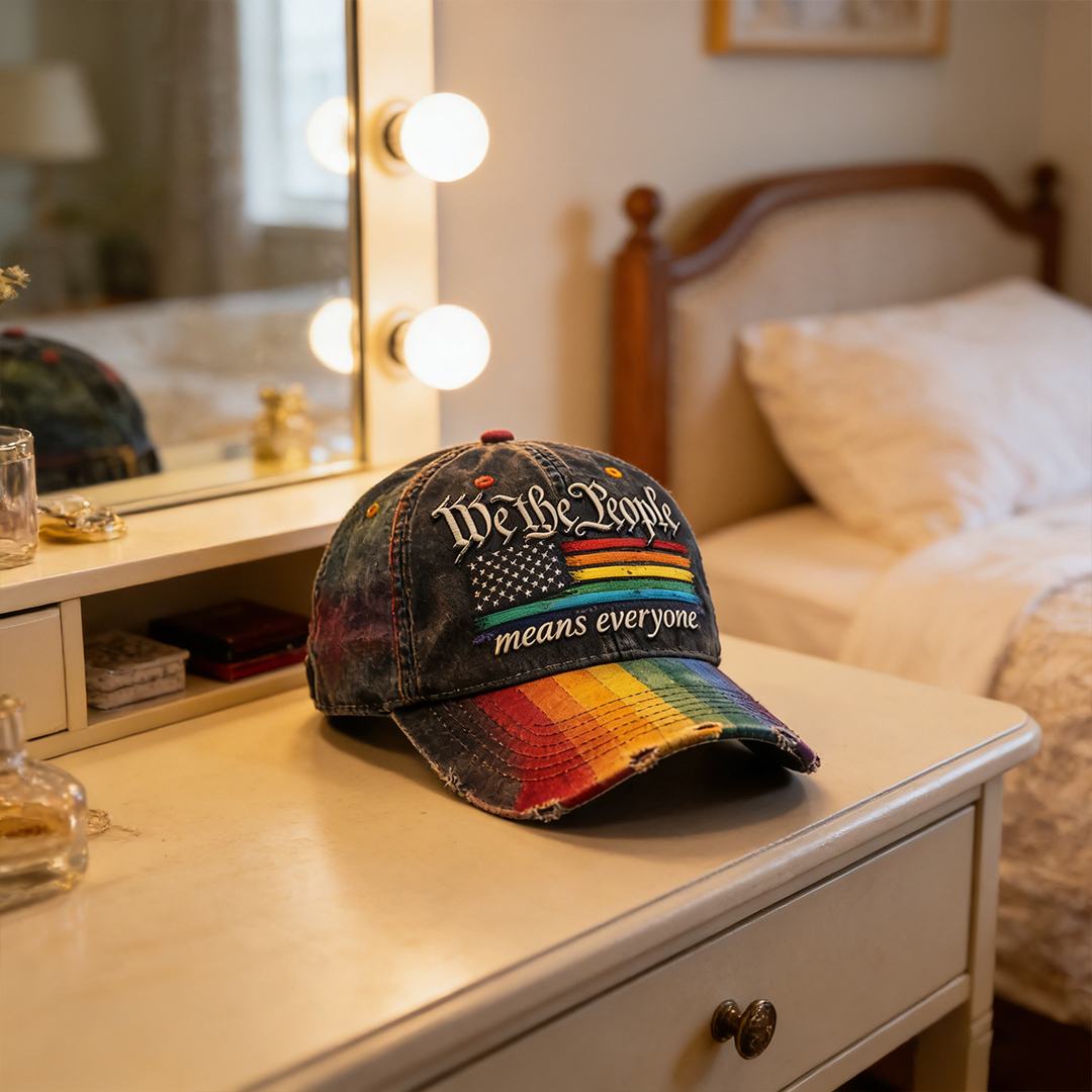 Rainbow Pride Month Gay Art Print Hat