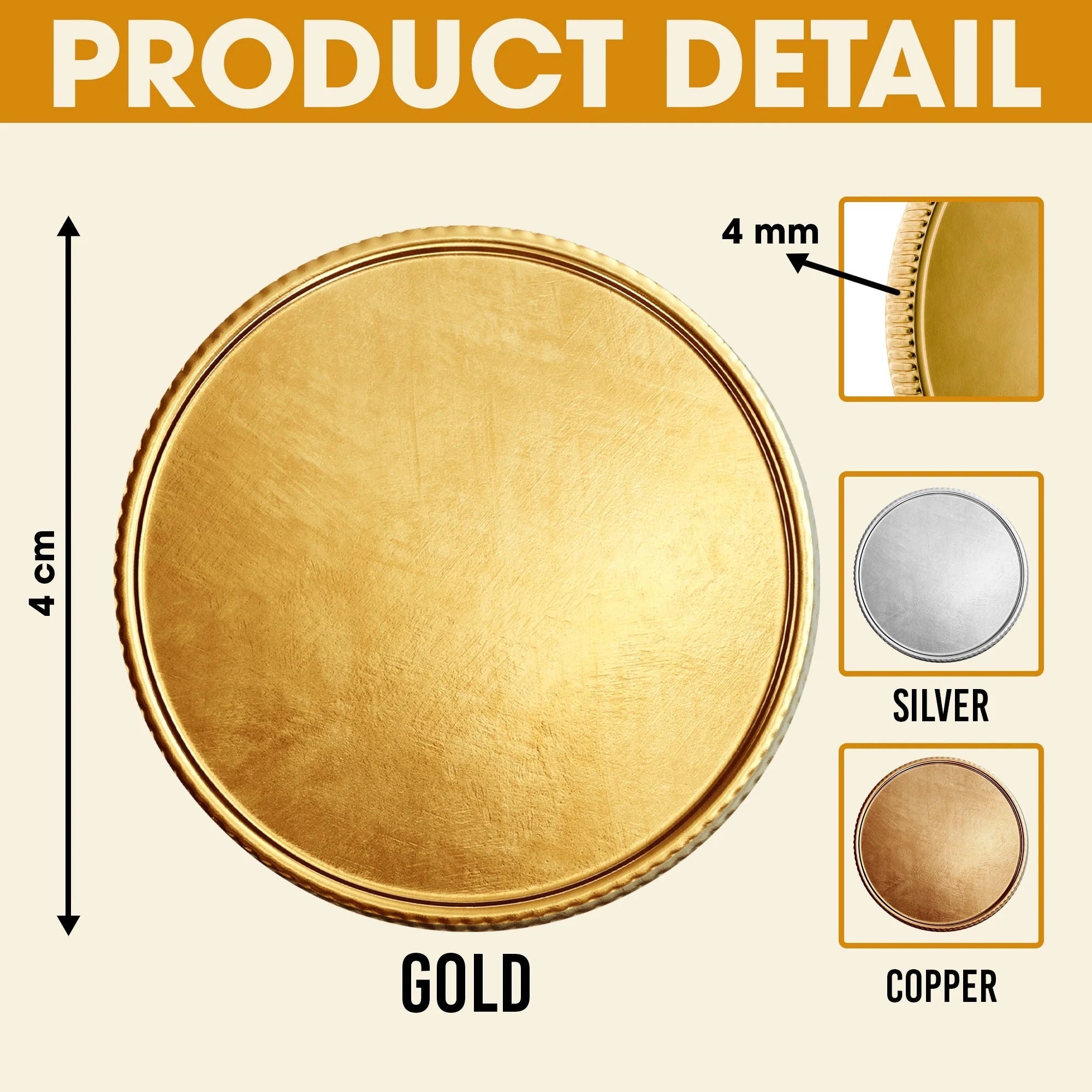 Limited Edition Anime Monster 30th Anniversary Printed Metal Coin