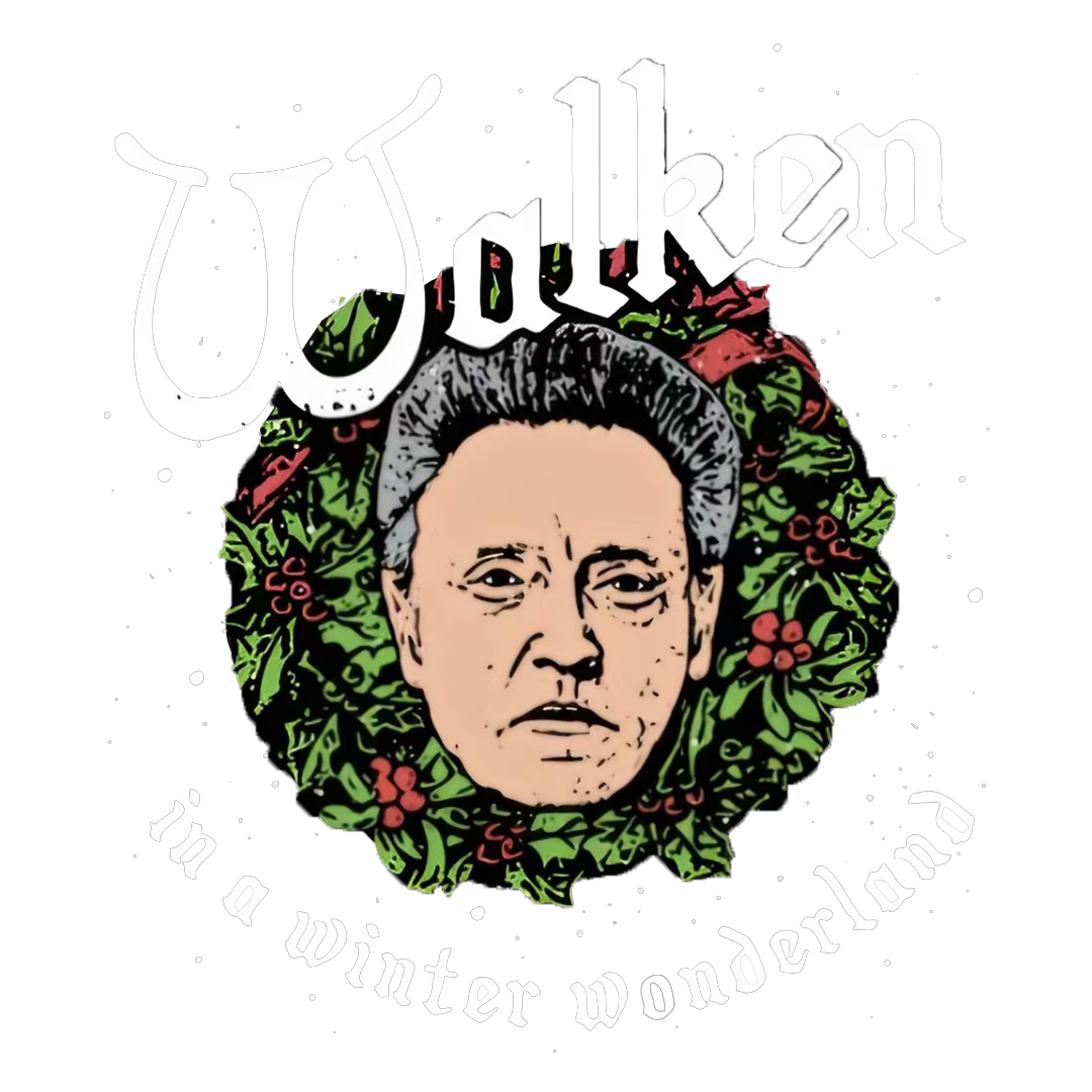Walken In A Winter Wonderland Sticker